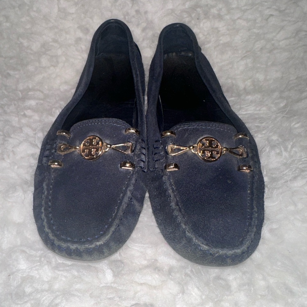 Tory Burch Moccasins Suede Black 7